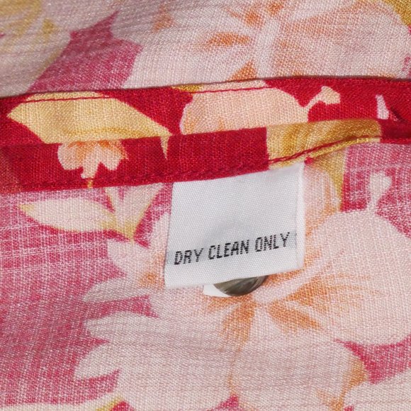 Tommy  Bahama 100% Silk  A Line Floral Dress Size M - Picture 8 of 9